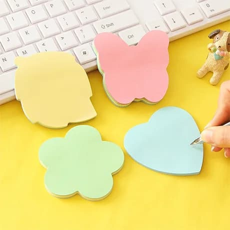 Memoblokken met stansvorm