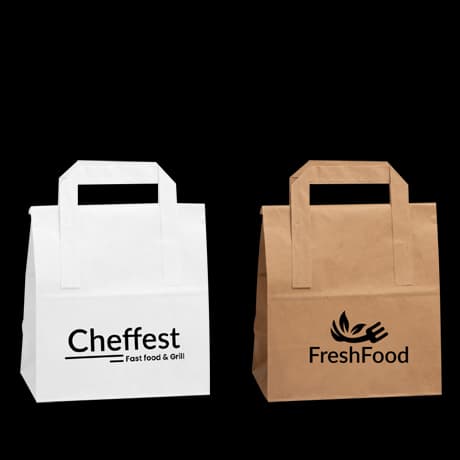 Sacs en papier pour restauration à emporter