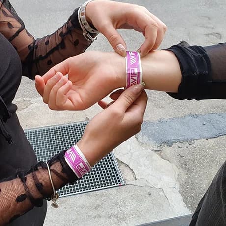 Bracelets d'accès en Tyvek