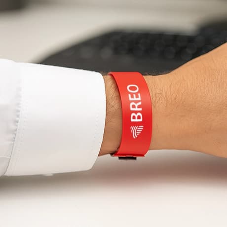 Bracelets d'accès en vinyle