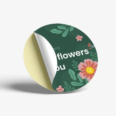 Gepersonaliseerde vinyl sticker met professionele bedrukking