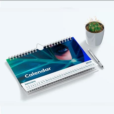 Calendriers muraux avec spirale