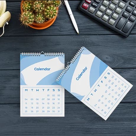 Calendriers muraux avec spirale