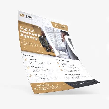 Watervaste poster met hoogwaardige bedrukking