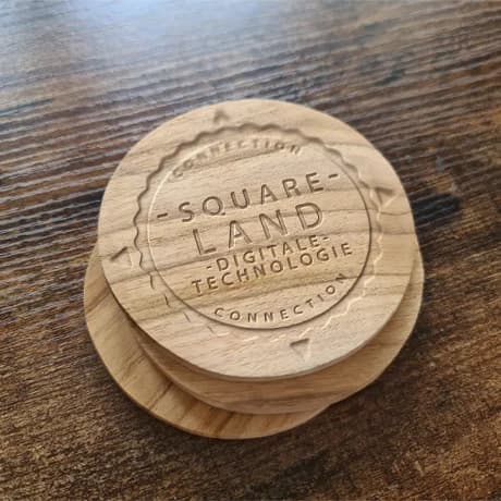 Dessous de verre en bois