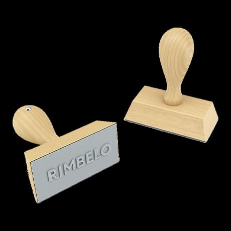 Houten stempels met eigen tekst