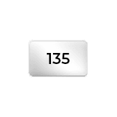 135 g glanzend gestreken papier