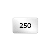 250 g glanzend gestreken papier