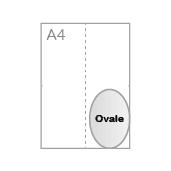 Ovaal9,5 x 14,5 cm