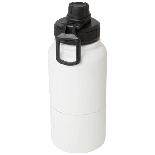Bouteille de sport Dupeca de 840 ml avec isolation en acier inoxydable certifiée RCS