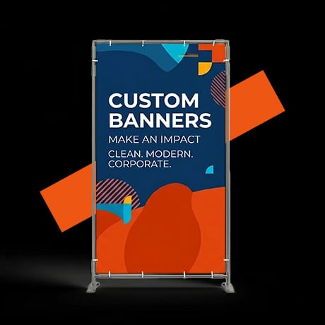 Bedrukte spandoeken en banners