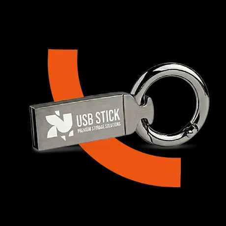 Usb-stick met sleutelring