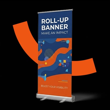 Bedrukte roll-ups