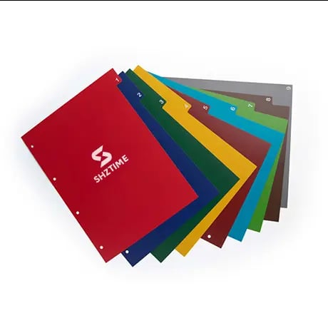 Jeux d'intercalaires pour classeur