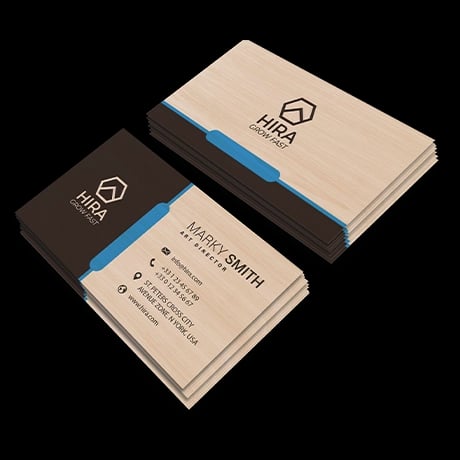Visitekaartjes van premium materiaal