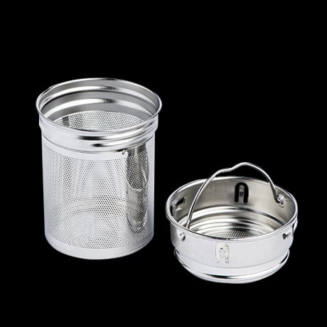 Buoteilles de verre avec passoire à thé