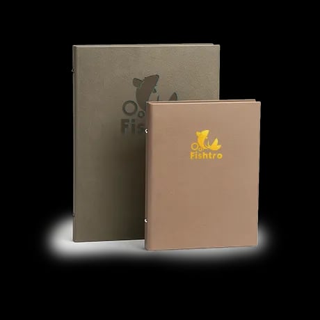 Cartes de menus à couverture rigide