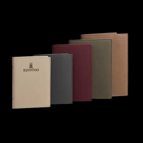Cartes de menus à couverture souple