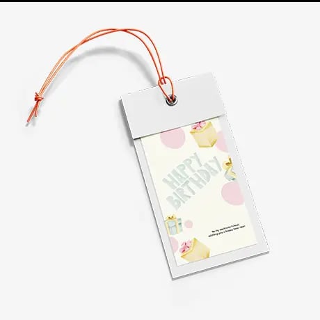 Étiquettes personnalisées pour produits et cadeaux