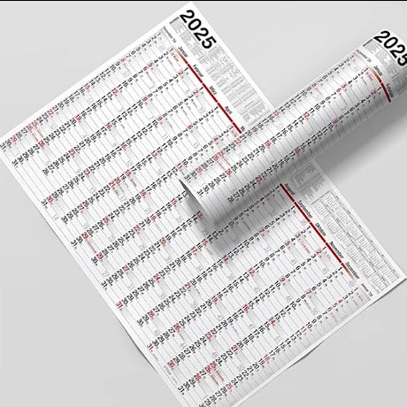 Calendriers annuels réinscriptibles