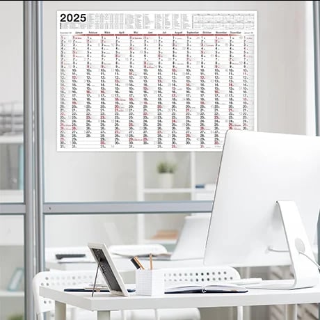 Calendriers annuels réinscriptibles