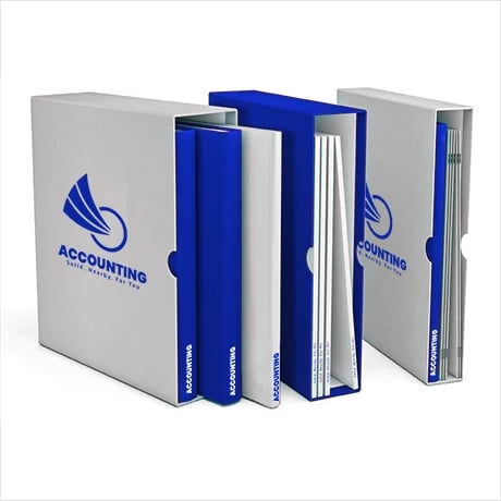 Slipcase voor mappen