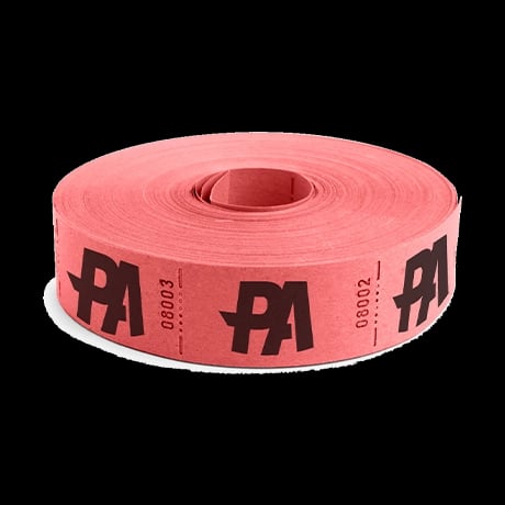 Rouleaux de tickets personnalisés