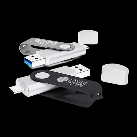 Clés USB 2 en 1