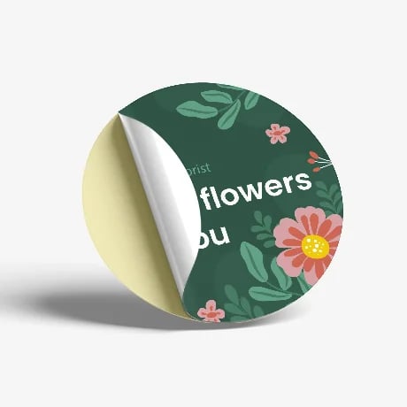 Gepersonaliseerde vinyl sticker met professionele bedrukking