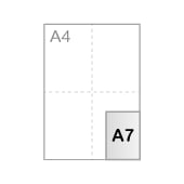 A7 (7,4 x 10,5 cm)
