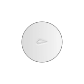 Rond, diamètre 6 cm