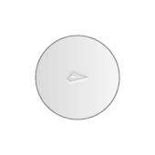 Rond, diamètre 8 cm