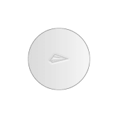 Rond, diamètre 9,5 cm