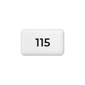 115 g posterpapier/blueback