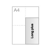 Format long plus (10,5 x 21 cm)