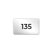 135 g glanzend gestreken papier