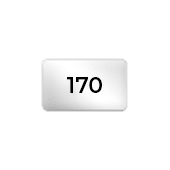 170 g glanzend gestreken papier