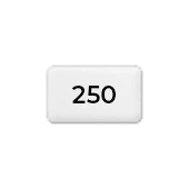 250 g mat gestreken papier