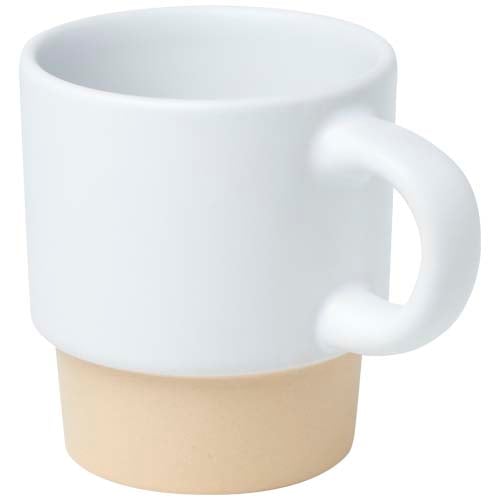 Olympia 130 ml stapelbare expressokop met kleibodem