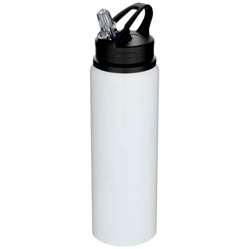 Bouteille d’eau Fitz de 800 ml en acier inoxydable recyclé certifié RCS à simple paroi