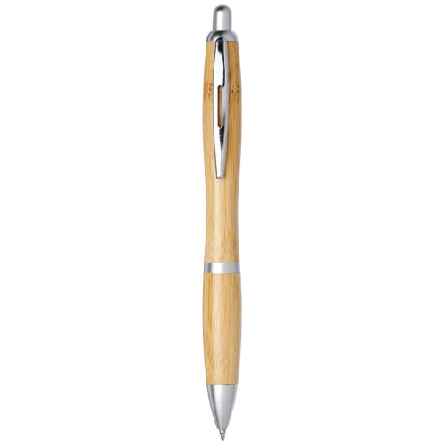 Stylo bille en bambou Nash (encre bleue)